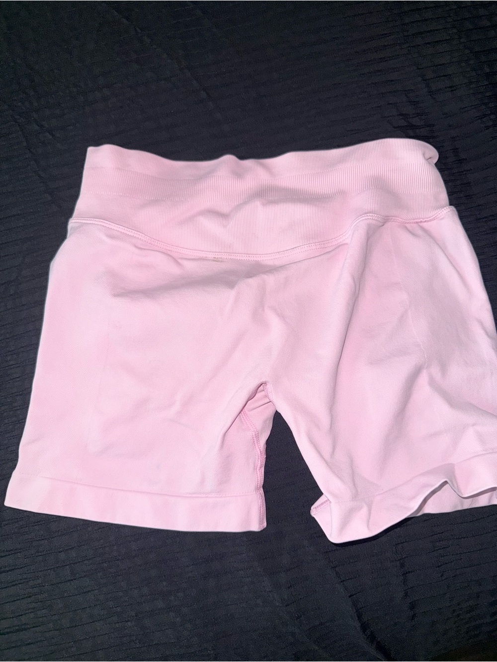 High-Waist Pink Performance Athletic Shorts for Women